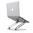Soporte Ordenador Portatil Universal K02 para Apple MacBook Air 13.3 pulgadas (2018) Plata