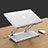 Soporte Ordenador Portatil Universal K02 para Apple MacBook Air 13.3 pulgadas (2018) Plata