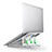 Soporte Ordenador Portatil Universal K03 para Apple MacBook Pro 15 pulgadas Plata