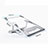 Soporte Ordenador Portatil Universal K03 para Apple MacBook Pro 15 pulgadas Plata