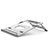 Soporte Ordenador Portatil Universal K05 para Samsung Galaxy Book Flex 13.3 NP930QCG Plata