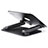 Soporte Ordenador Portatil Universal S08 para Apple MacBook Air 13 pulgadas Negro