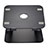 Soporte Ordenador Portatil Universal S08 para Apple MacBook Air 13 pulgadas Negro