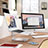 Soporte Ordenador Portatil Universal S09 para Apple MacBook Air 13 pulgadas Plata