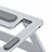 Soporte Ordenador Portatil Universal S10 para Apple MacBook Air 13 pulgadas Plata