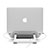 Soporte Ordenador Portatil Universal S10 para Apple MacBook Pro 13 pulgadas Retina Plata