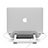 Soporte Ordenador Portatil Universal S10 para Apple MacBook Pro 15 pulgadas Retina Plata