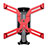 Soporte Universal de Coche Rejilla de Ventilacion Sostenedor A01 Rojo