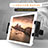 Soporte Universal de Coche Sostenedor De Tableta Tablets Asiento Trasero B02 para Huawei MatePad 10.4 Negro