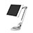 Soporte Universal Sostenedor De Tableta Tablets Flexible H14 para Apple iPad 2 Blanco