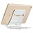 Soporte Universal Sostenedor De Tableta Tablets Flexible K14 para Apple iPad 3 Plata