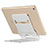 Soporte Universal Sostenedor De Tableta Tablets Flexible K14 para Apple iPad Mini 2 Plata