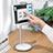 Soporte Universal Sostenedor De Tableta Tablets Flexible K27 para Samsung Galaxy Tab 2 10.1 P5100 P5110 Blanco