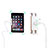 Soporte Universal Sostenedor De Tableta Tablets Flexible T33 para Apple iPad 4 Oro Rosa