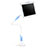 Soporte Universal Sostenedor De Tableta Tablets Flexible T41 para Apple iPad 10.2 (2020) Azul Cielo