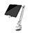 Soporte Universal Sostenedor De Tableta Tablets Flexible T43 para Apple iPad 4 Plata