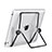 Soporte Universal Sostenedor De Tableta Tablets T20 para Apple iPad 4 Negro