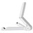 Soporte Universal Sostenedor De Tableta Tablets T23 para Apple iPad 2 Blanco