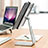 Soporte Universal Sostenedor De Tableta Tablets T24 para Apple iPad 4 Plata