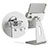 Soporte Universal Sostenedor De Tableta Tablets T24 para Apple iPad 4 Plata