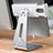 Soporte Universal Sostenedor De Tableta Tablets T24 para Samsung Galaxy Tab 2 10.1 P5100 P5110 Plata