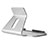 Soporte Universal Sostenedor De Tableta Tablets T25 para Apple iPad 3 Plata