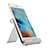 Soporte Universal Sostenedor De Tableta Tablets T27 para Samsung Galaxy Note 10.1 2014 SM-P600 Plata