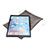 Suave Terciopelo Tela Bolsa de Cordon Carcasa para Apple iPad 3 Gris