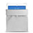 Suave Terciopelo Tela Bolsa Funda para Amazon Kindle Paperwhite 6 inch Blanco
