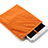 Suave Terciopelo Tela Bolsa Funda para Amazon Kindle Paperwhite 6 inch Naranja