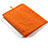 Suave Terciopelo Tela Bolsa Funda para Amazon Kindle Paperwhite 6 inch Naranja