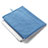 Suave Terciopelo Tela Bolsa Funda para Apple iPad 2 Azul Cielo