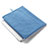 Suave Terciopelo Tela Bolsa Funda para Apple iPad 3 Azul Cielo