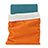 Suave Terciopelo Tela Bolsa Funda para Samsung Galaxy Tab 3 7.0 P3200 T210 T215 T211 Naranja