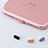 Tapon Antipolvo Lightning USB Jack J07 para Apple iPhone 12 Oro Rosa