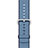 Tela Correa De Reloj Pulsera Eslabones para Apple iWatch 42mm Azul