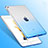 Ultra-thin Transparente Gel Gradient Soft Case para Apple iPad Air 2 Azul