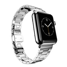 Acero Inoxidable Correa De Reloj Pulsera Eslabones para Apple iWatch 2 42mm Plata