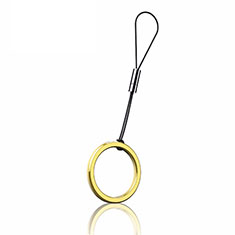 Acollador Cordon Lanyard con Anillo R02 para Huawei Nova Amarillo