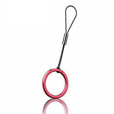 Acollador Cordon Lanyard con Anillo R02 para Oppo K10 4G Rojo