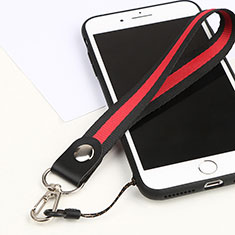 Acollador Cordon Lanyard K01 para Huawei Enjoy 5 Rojo