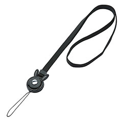 Acollador Correa de Cuello Cordon Lanyard B02 para Vivo Y76 5G Negro