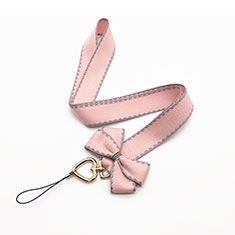 Acollador Correa de Cuello Cordon Lanyard N07 para Oneplus Nord N200 5G Oro Rosa