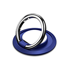 Anillo de dedo Soporte Magnetico Universal Sostenedor De Telefono Movil H10 para Samsung Galaxy A80 Azul
