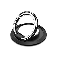 Anillo de dedo Soporte Magnetico Universal Sostenedor De Telefono Movil H10 para Apple iPhone SE3 2022 Negro