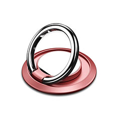 Anillo de dedo Soporte Magnetico Universal Sostenedor De Telefono Movil H10 para Oppo Reno7 Pro Oro Rosa