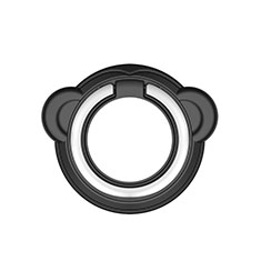 Anillo de dedo Soporte Magnetico Universal Sostenedor De Telefono Movil H16 para Sony Xperia XZ2 Negro