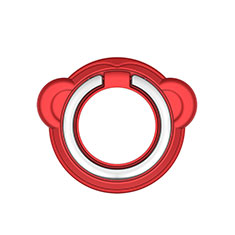 Anillo de dedo Soporte Magnetico Universal Sostenedor De Telefono Movil H16 para Huawei Mate 20 Rojo