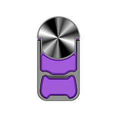 Anillo de dedo Soporte Magnetico Universal Sostenedor De Telefono Movil H21 para Huawei Mate 30 Pro Morado