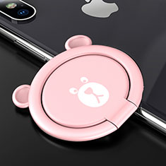 Anillo de dedo Soporte Magnetico Universal Sostenedor De Telefono Movil S14 para Xiaomi Mi 12 Pro 5G Rosa